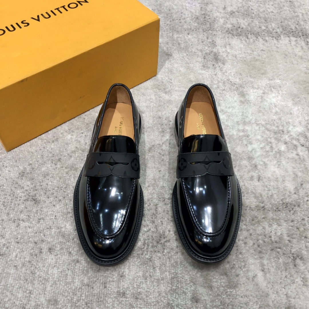 Louis Vuitton Heren Leren Loafers - Premium Casual Schoenen, Maat 39-44