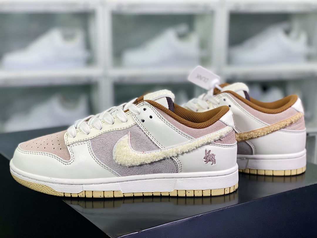 220 SB Dunk Low”Year of the Rabbit”扣篮系列低帮板板鞋“浅棕米白穗兔”FD4203-211