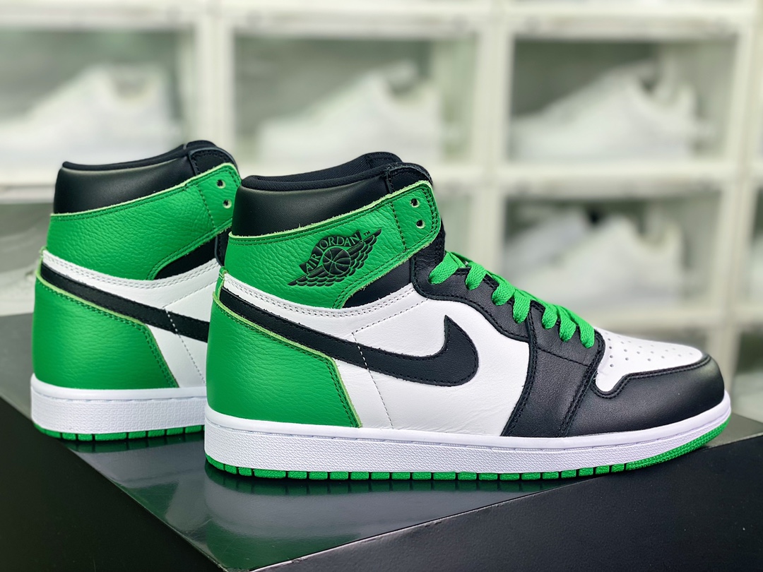 280 Air Jordan 1 Retro High OG”Lucky Green”AJ1代篮球鞋“黑绿脚趾幸运绿”DZ5485-031