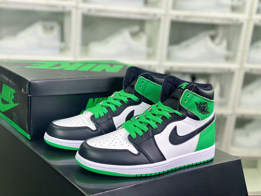 280 Air Jordan 1 Retro High OG”Lucky Green”AJ1代篮球鞋“黑绿脚趾幸运绿”DZ5485-031