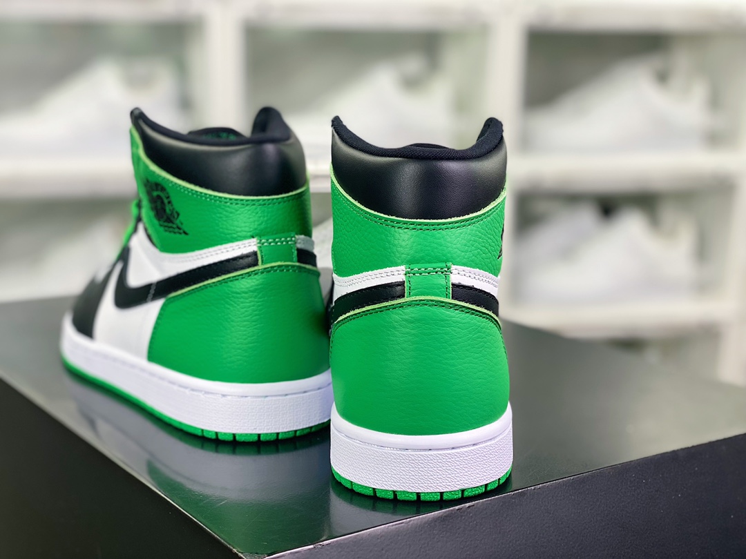 280 Air Jordan 1 Retro High OG”Lucky Green”AJ1代篮球鞋“黑绿脚趾幸运绿”DZ5485-031
