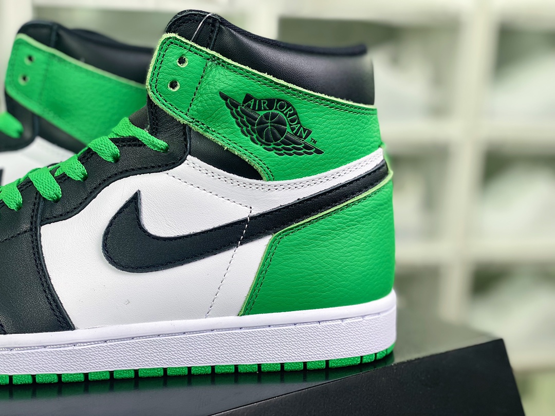 280 Air Jordan 1 Retro High OG”Lucky Green”AJ1代篮球鞋“黑绿脚趾幸运绿”DZ5485-031