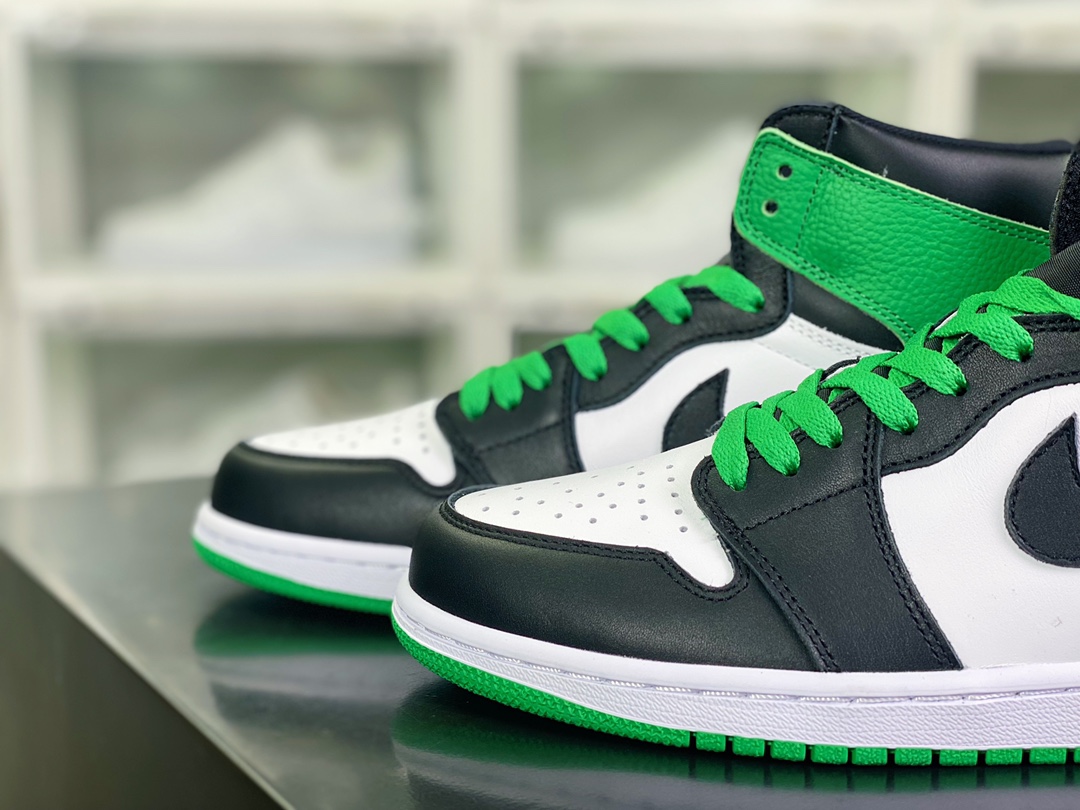 280 Air Jordan 1 Retro High OG”Lucky Green”AJ1代篮球鞋“黑绿脚趾幸运绿”DZ5485-031