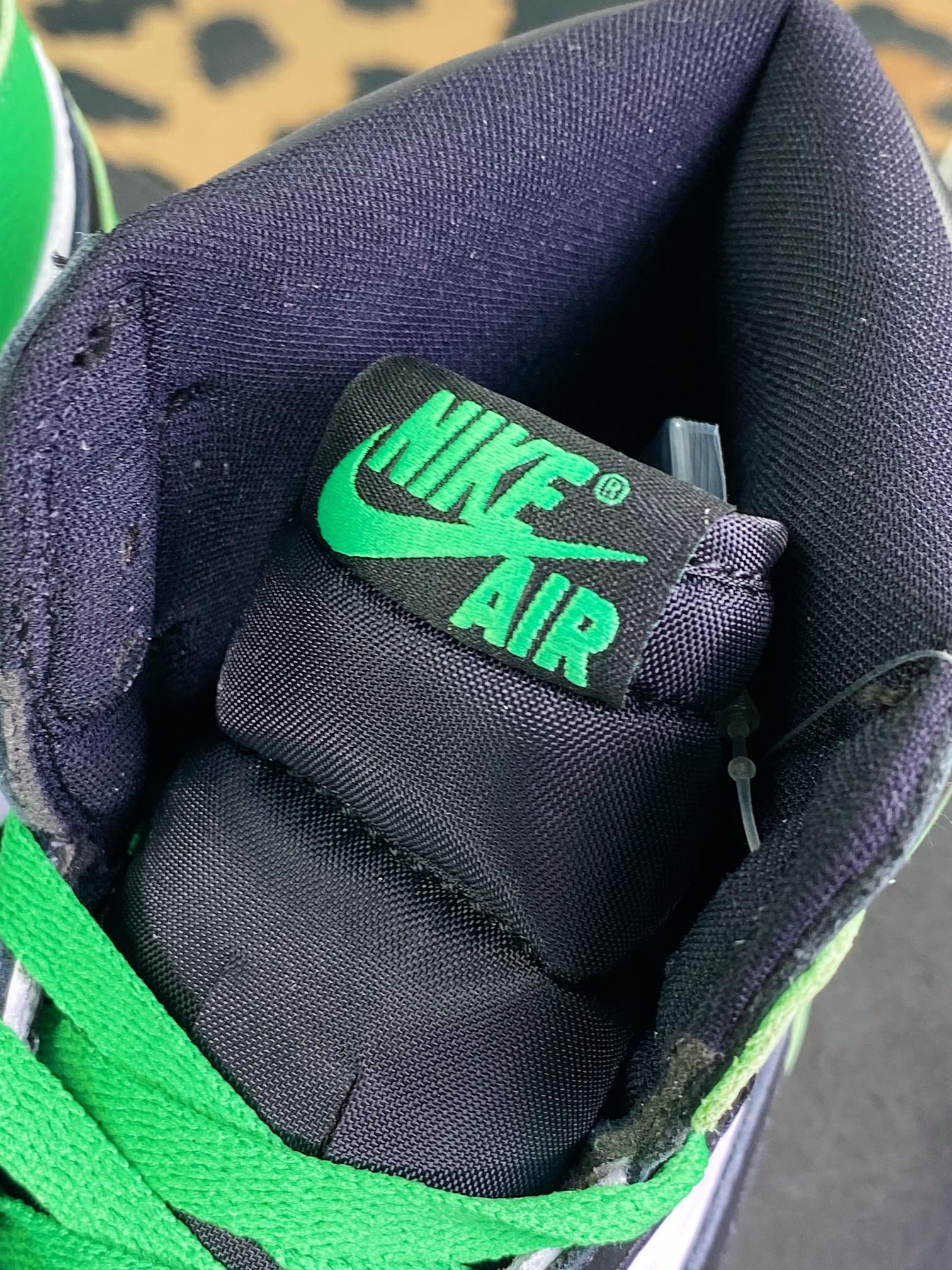 280 Air Jordan 1 Retro High OG”Lucky Green”AJ1代篮球鞋“黑绿脚趾幸运绿”DZ5485-031