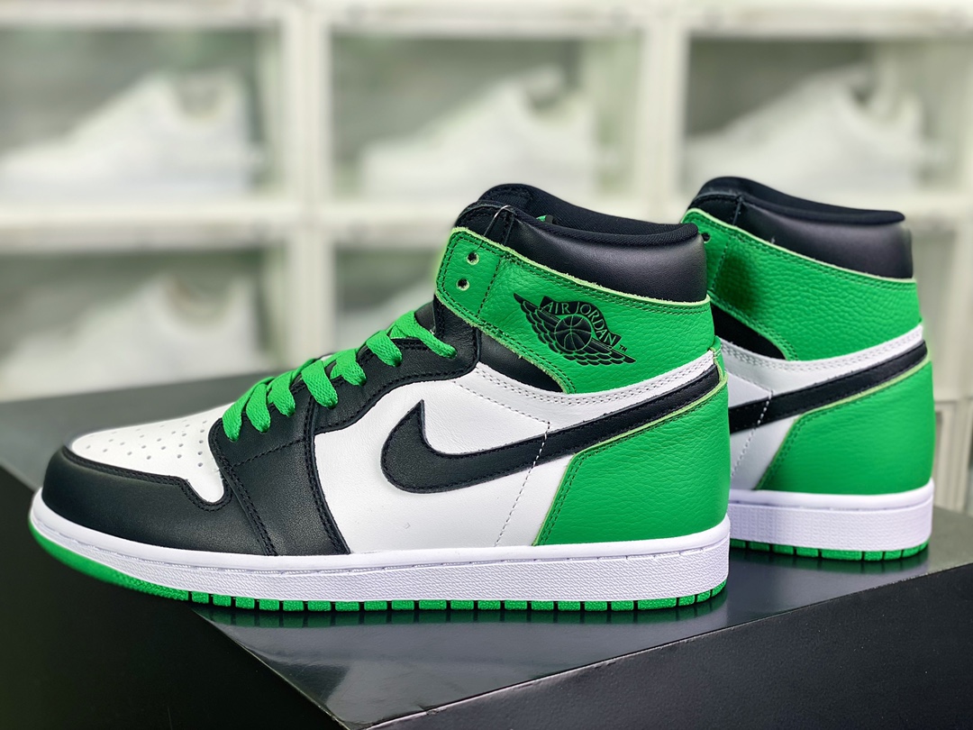 280 Air Jordan 1 Retro High OG”Lucky Green”AJ1代篮球鞋“黑绿脚趾幸运绿”DZ5485-031