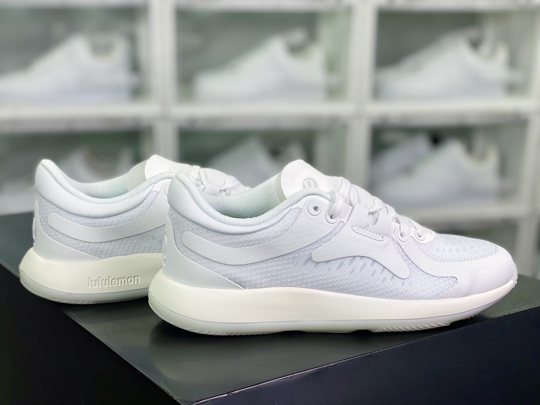 Lululemon W Chargefeel Workout Low Chucky Series Low-top Jogging Shoes ”Mesh Pure White” LW9EF3S