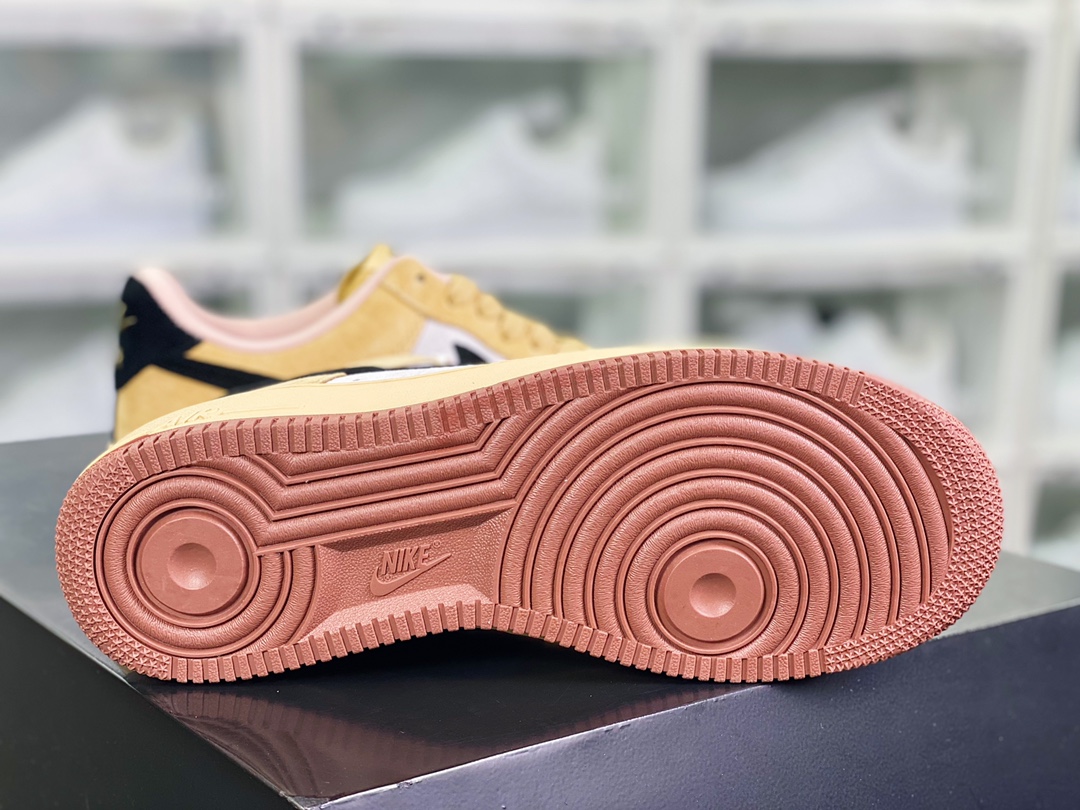 260 Air Force 1′07 Low Suede”Wheat/Grey/Black”空军一号经典低帮板鞋“麂皮麦黄浅灰黑”DE0099-004