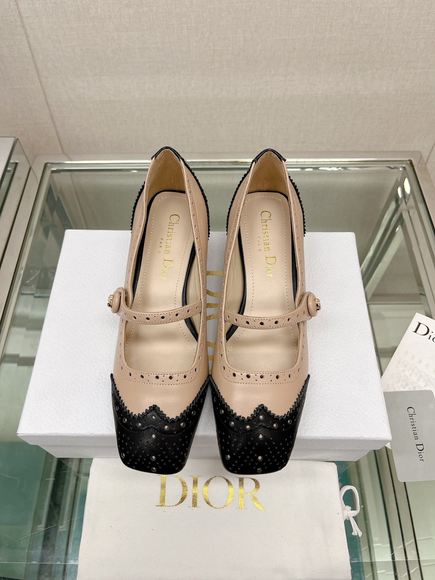 Dior High Heel Pumps Single Layer Shoes Black Gold White Calfskin Cowhide Genuine Leather Sheepskin Fashion