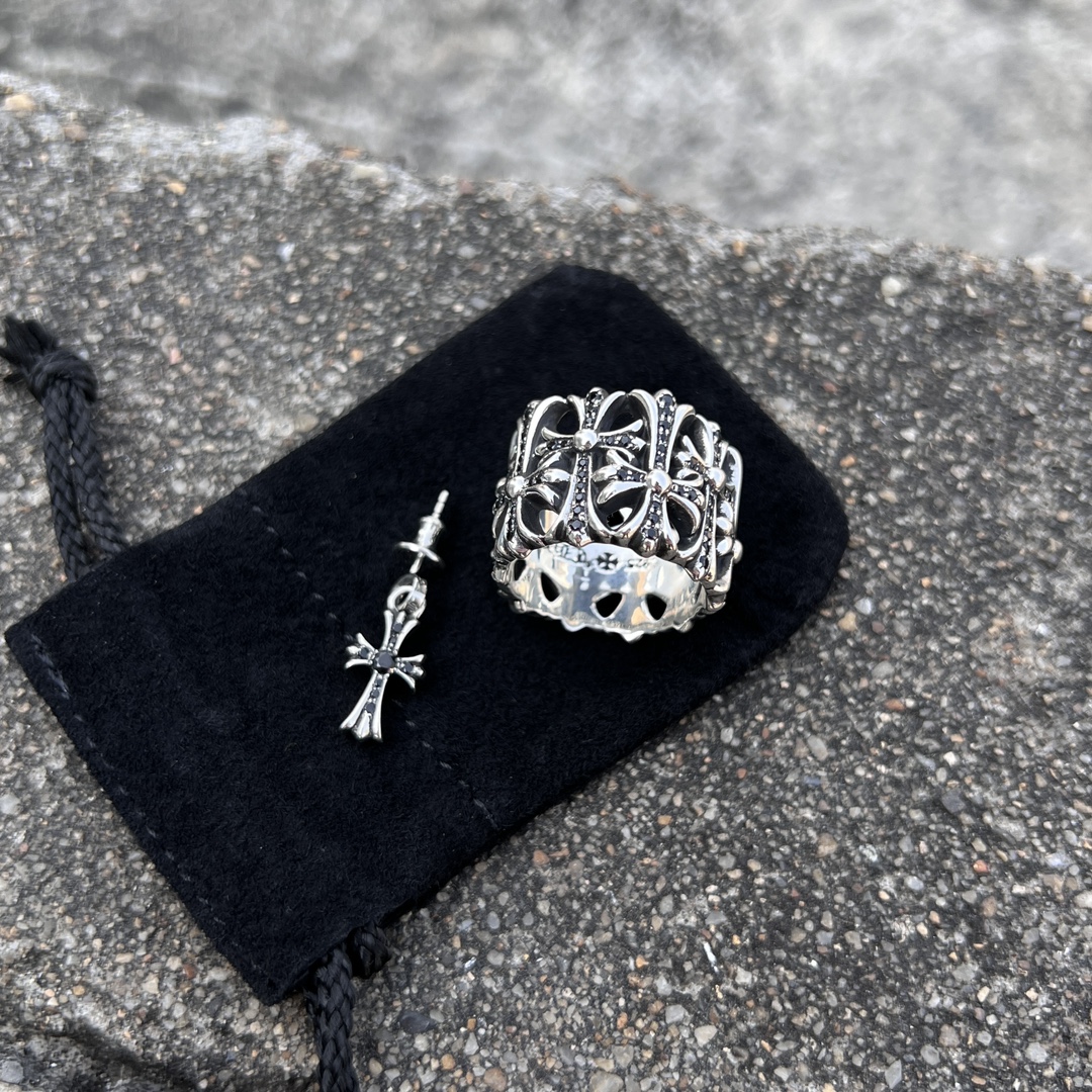 Ring, Earrings, 925 Silver Diamond Custom