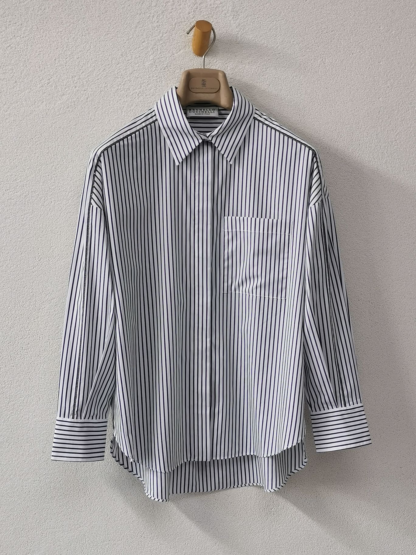 Brunello Cucinelli Striped Cotton Shirt - Lightweight & Elegant Design 2 a1677653574765 6428