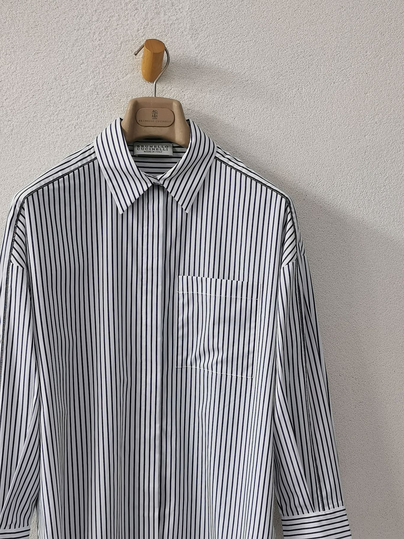 Brunello Cucinelli Striped Cotton Shirt - Lightweight & Elegant Design 7 a1677653576219 3077