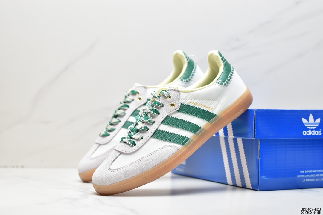 Adopting an environmentally friendly design concept,/Clover Adidas Originals Samba Vegan OG Samba FX9042