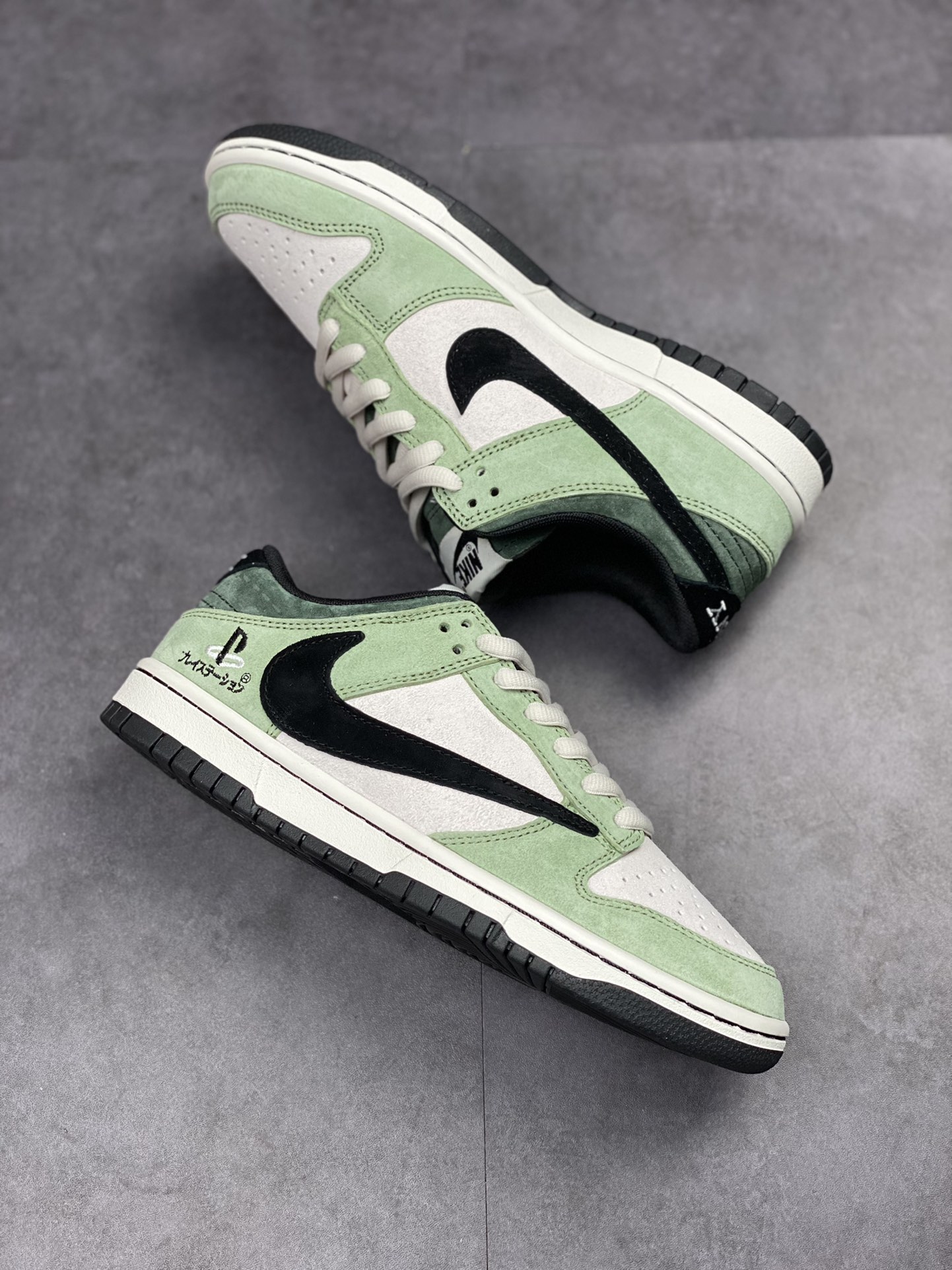 350 Nike SB Dunk Low 草绿黑倒钩 CU1726-777
