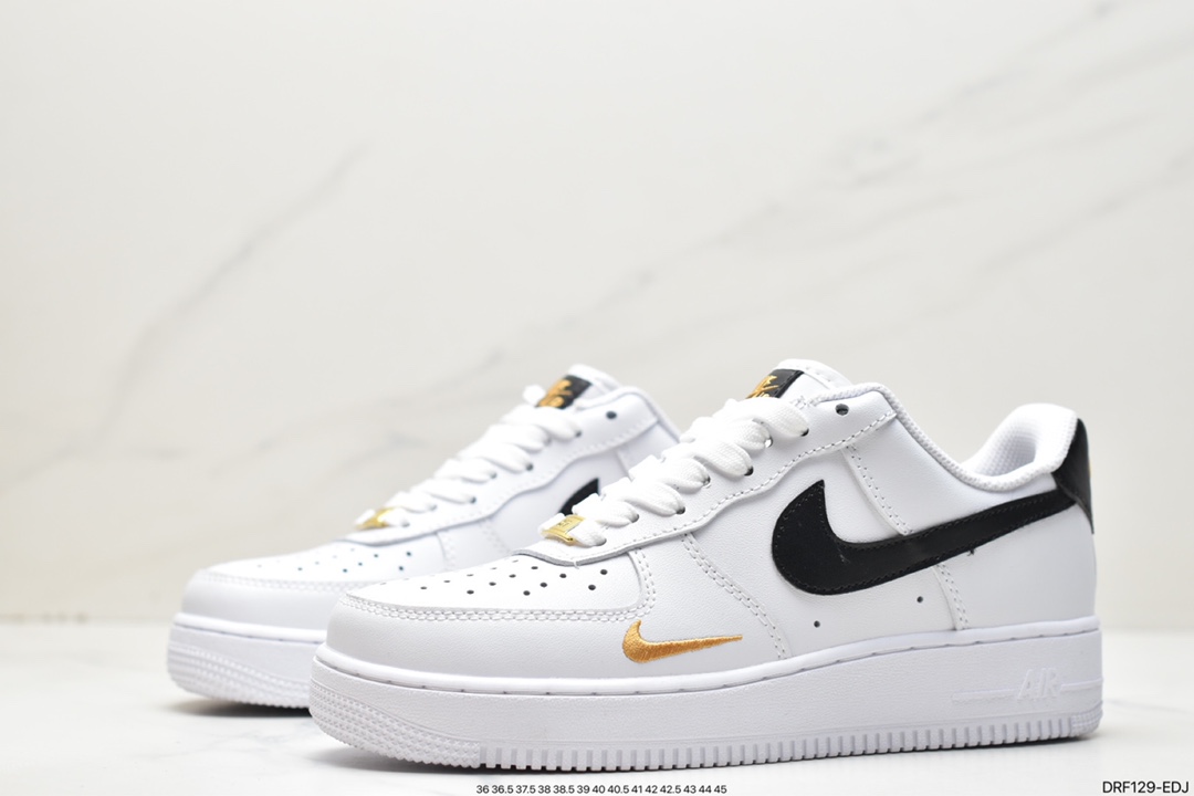115 NK AIR FORCE 1 LOW PREMIUM “白黑卡其小勾” CZ0270-102