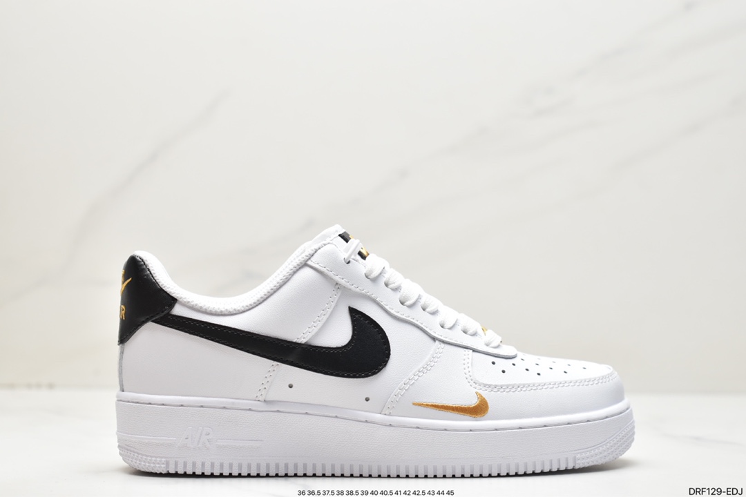 115 NK AIR FORCE 1 LOW PREMIUM “白黑卡其小勾” CZ0270-102