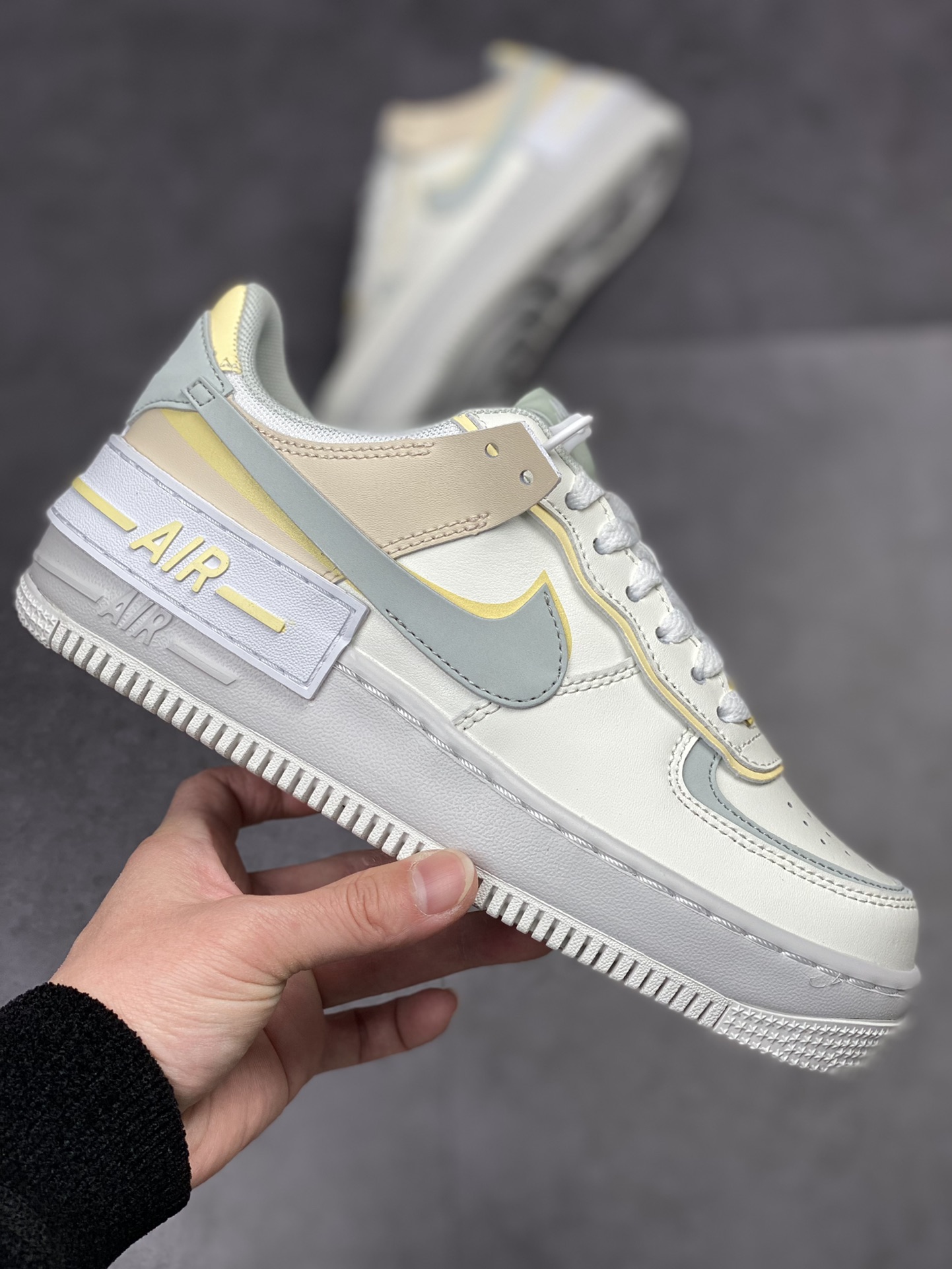 190 Nike Air Force 1 Shadow 拼接马卡龙