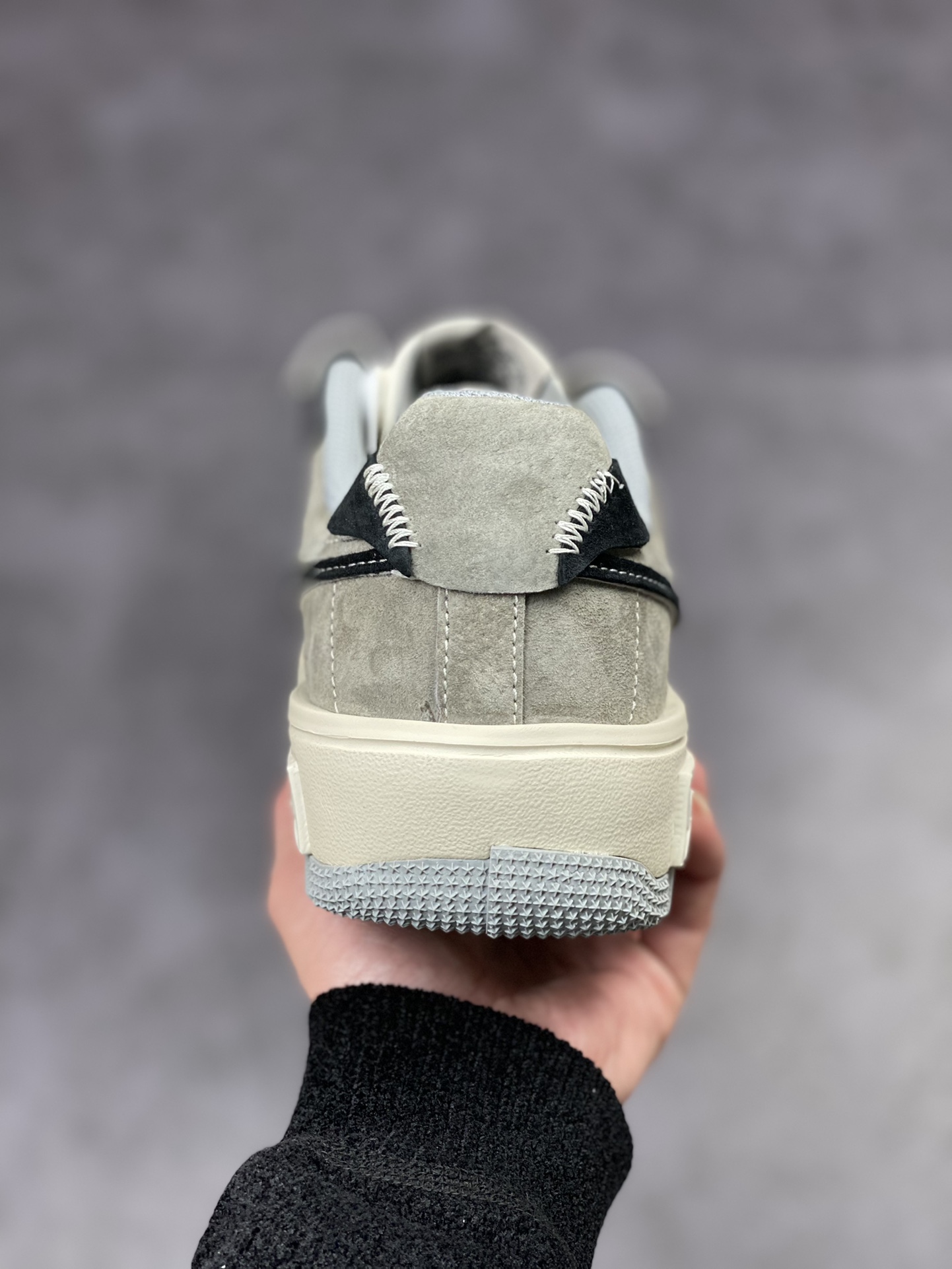 250 Nike Air Force 1 Fontanka 解构复古灰黑 CW6688-803