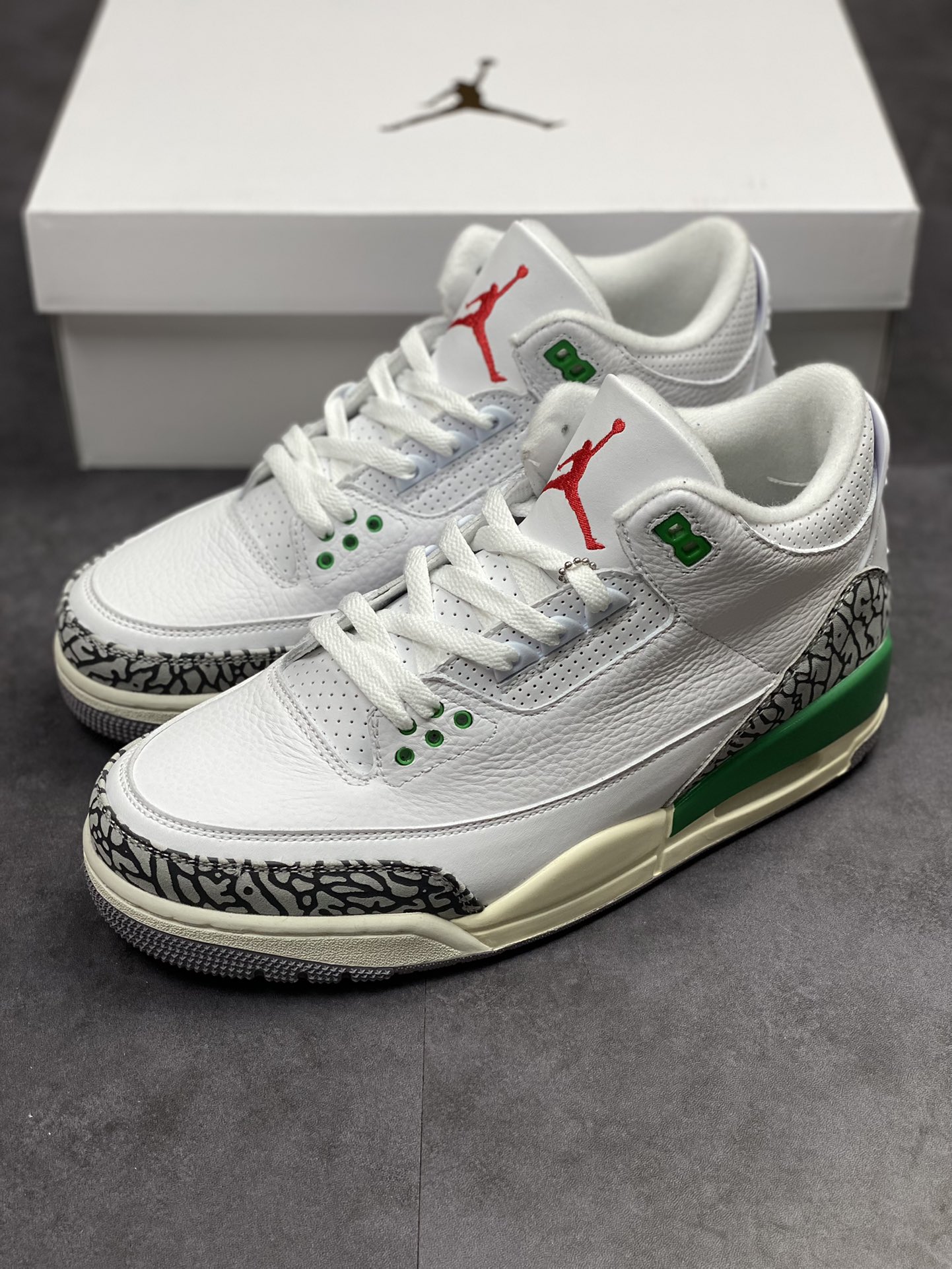 360 乔丹3代 AJ3 Air jordan 3 Retro 白绿水泥 CK9246-136