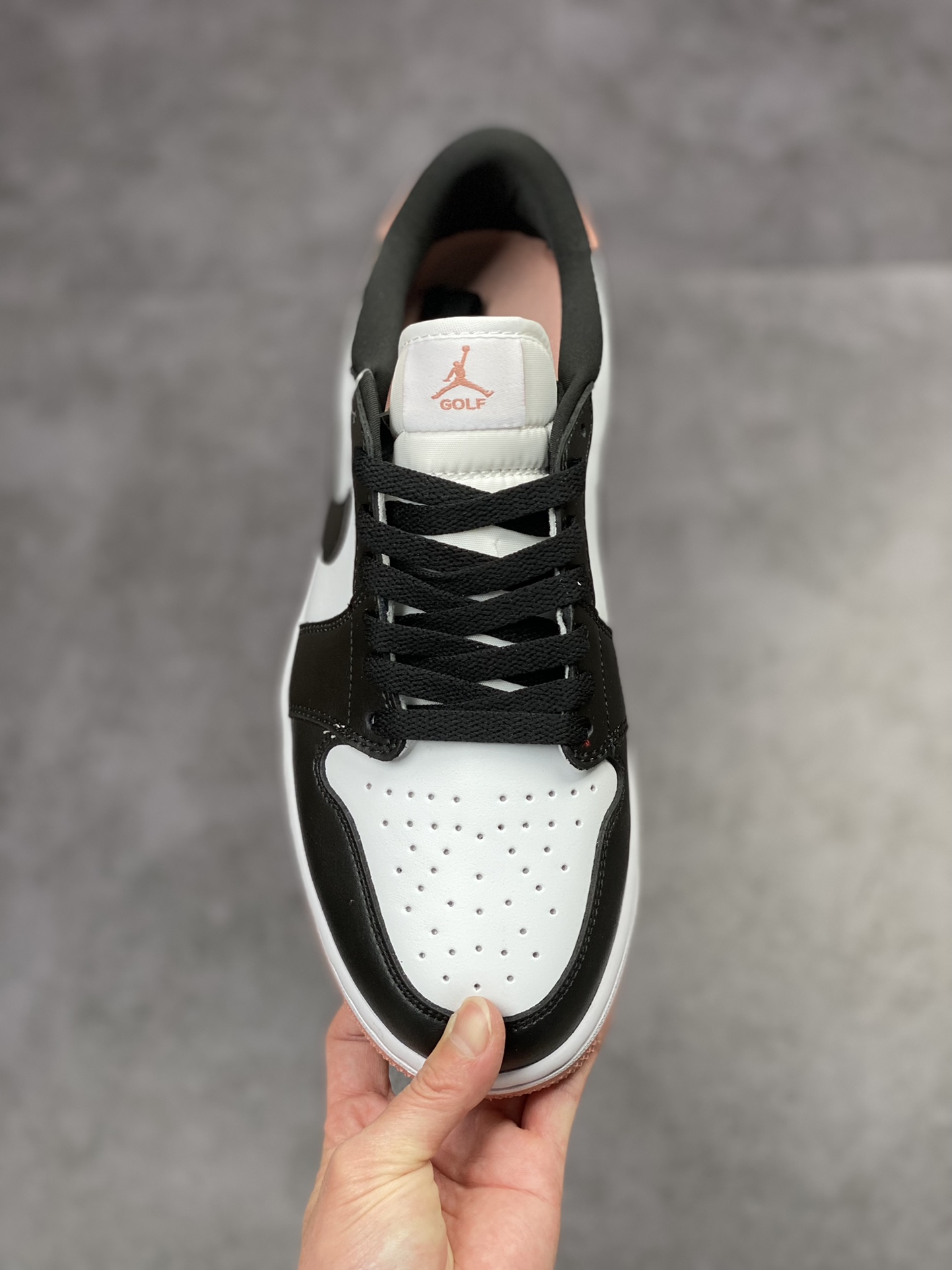 200 原装Air Jordan 1 Low 黑粉高尔夫 AJ1乔1低帮休闲板鞋DD9315-106