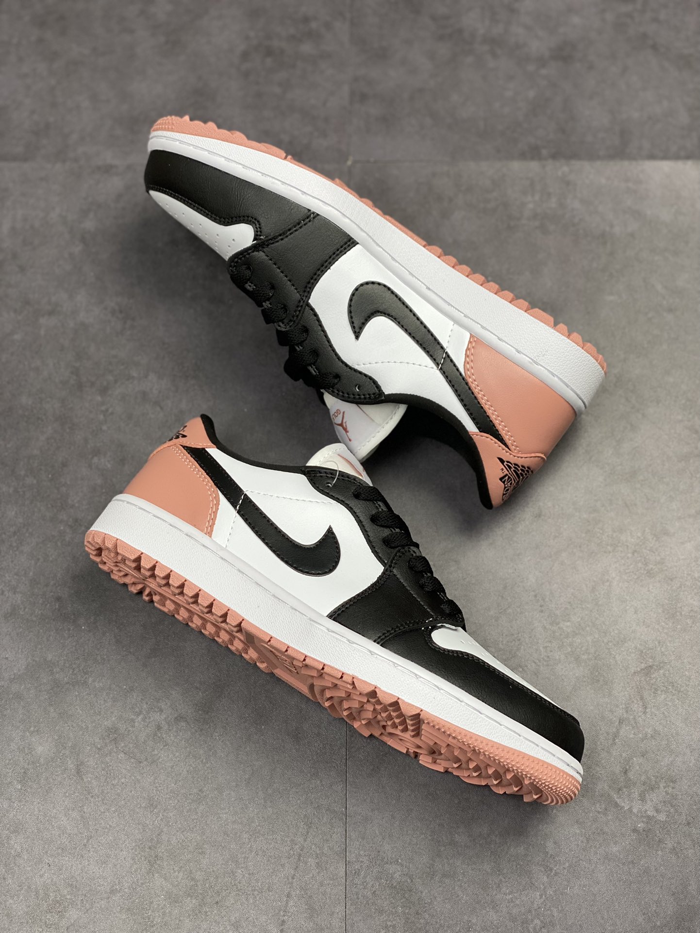 200 原装Air Jordan 1 Low 黑粉高尔夫 AJ1乔1低帮休闲板鞋DD9315-106
