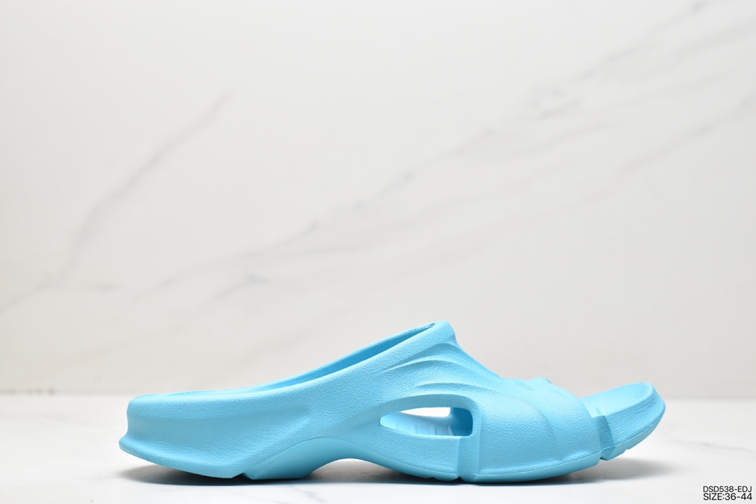 BALENCIAGA French high-end luxury brand-BALENCIAGA Mold Thong Sandals summer slippers 677403 W3RB3 4912