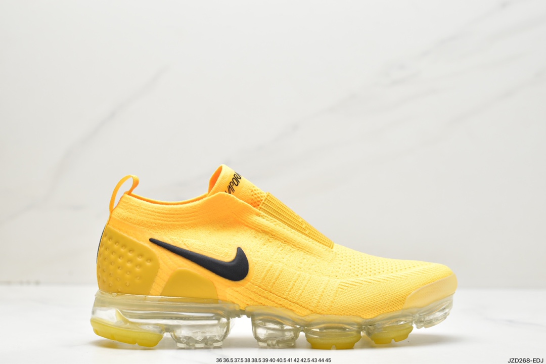 140 耐克Nike Air VaporMax Flyknit 2.0 二大代气垫套脚绑带搭百慢跑鞋 AJ6599-700