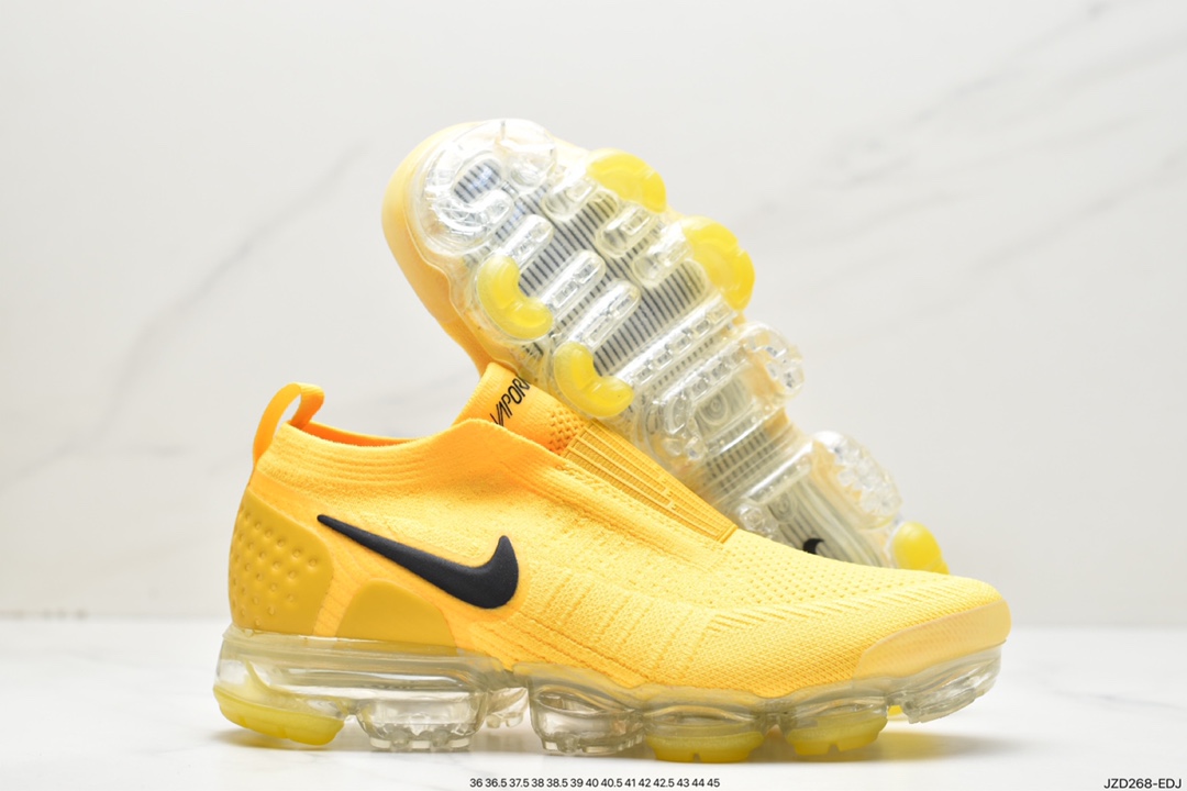 140 耐克Nike Air VaporMax Flyknit 2.0 二大代气垫套脚绑带搭百慢跑鞋 AJ6599-700