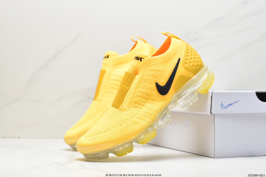 140 耐克Nike Air VaporMax Flyknit 2.0 二大代气垫套脚绑带搭百慢跑鞋 AJ6599-700