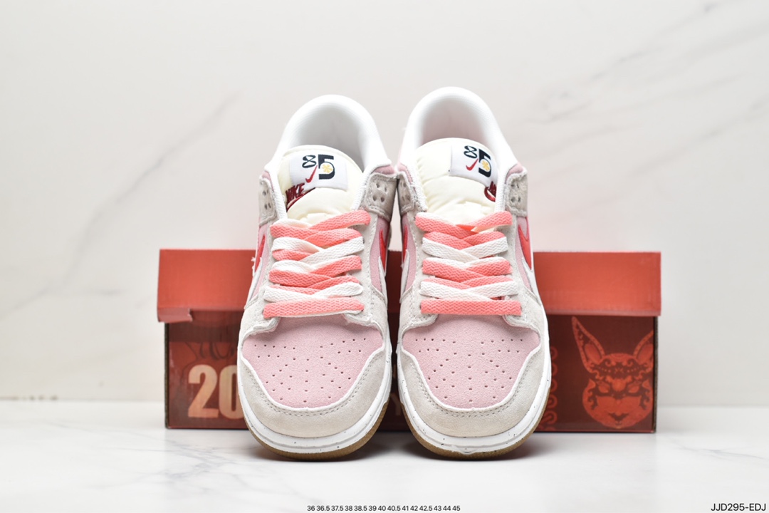130 SB Dunk Low SE”85 Double Swoosh/Grey/Pink/Rabbit”扣篮板鞋DO9457-117