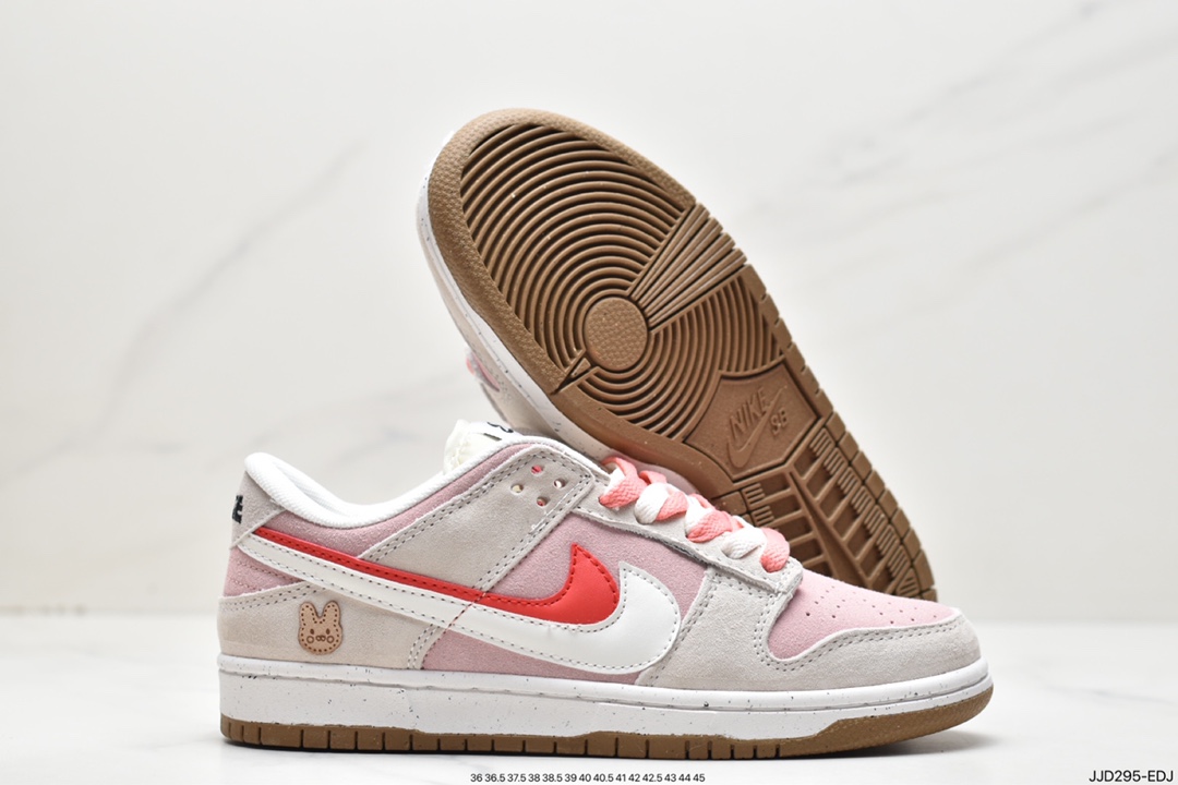 130 SB Dunk Low SE”85 Double Swoosh/Grey/Pink/Rabbit”扣篮板鞋DO9457-117
