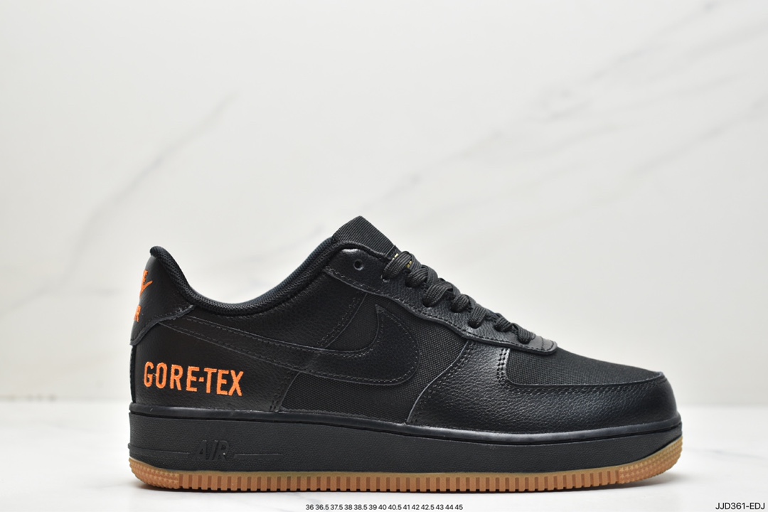 130 Air Force 1′07 Low Premium”GORE-TEX”空军一号经典低帮板鞋“黑橙生胶” CK2630-001