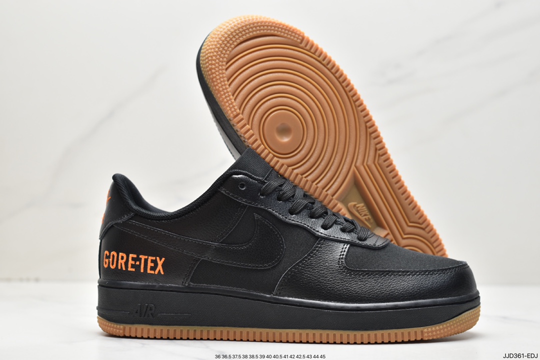130 Air Force 1′07 Low Premium”GORE-TEX”空军一号经典低帮板鞋“黑橙生胶” CK2630-001