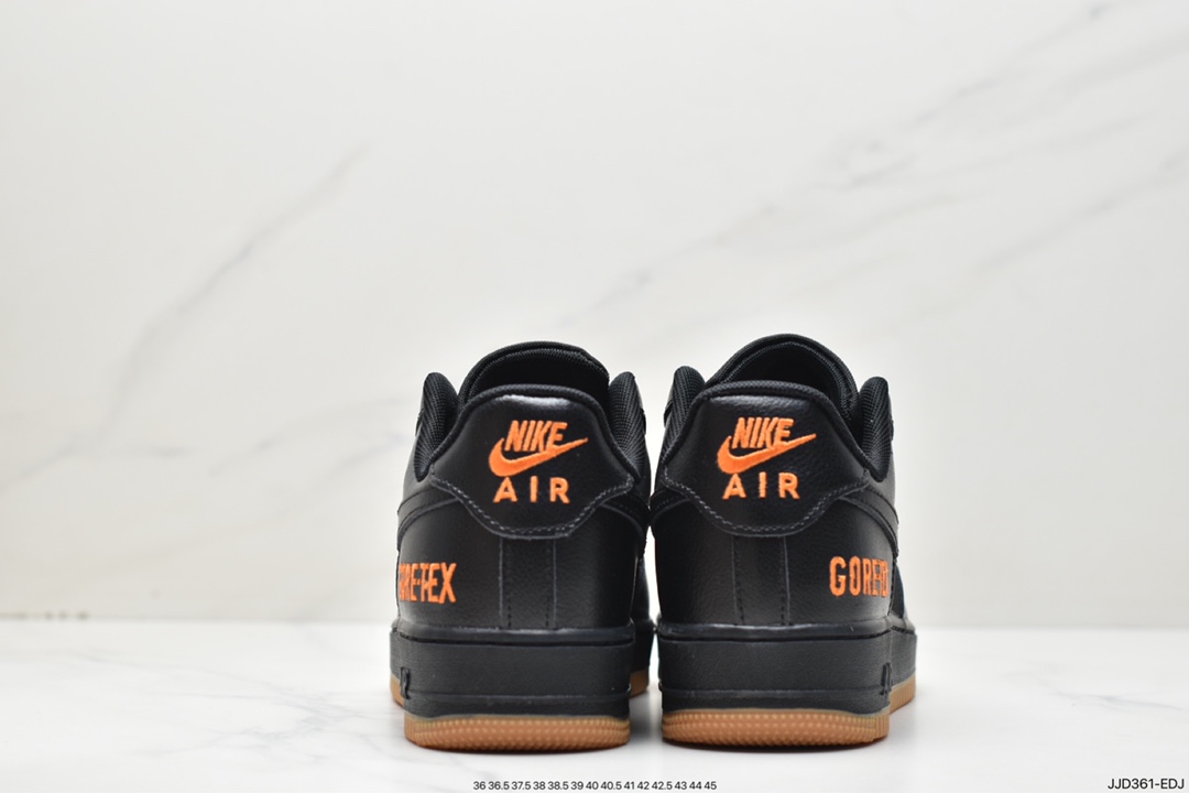 130 Air Force 1′07 Low Premium”GORE-TEX”空军一号经典低帮板鞋“黑橙生胶” CK2630-001