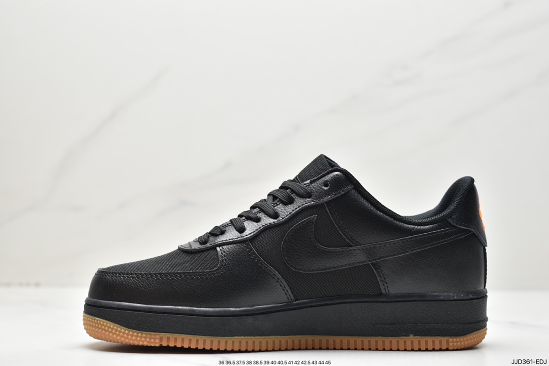 130 Air Force 1′07 Low Premium”GORE-TEX”空军一号经典低帮板鞋“黑橙生胶” CK2630-001
