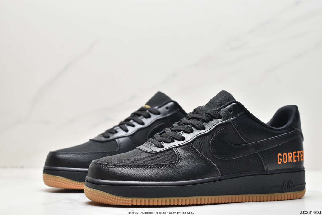 130 Air Force 1′07 Low Premium”GORE-TEX”空军一号经典低帮板鞋“黑橙生胶” CK2630-001