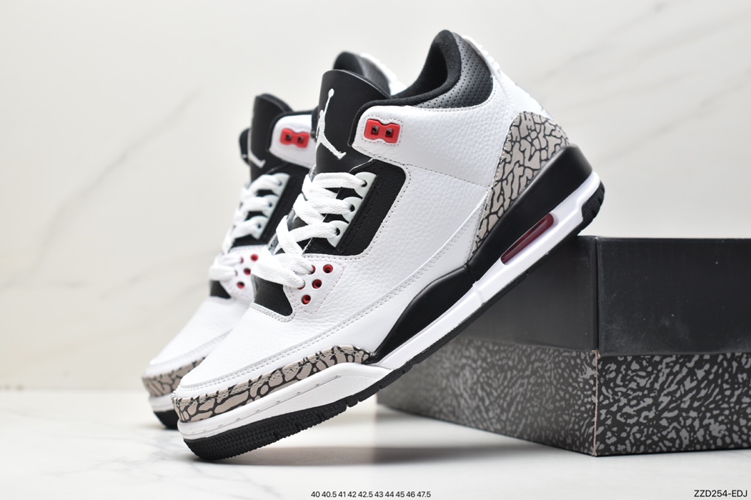 250 Air Jordan 3 ” Racer Blue ” AJ3乔3 赛车蓝 白蓝篮球鞋 CT8532-145