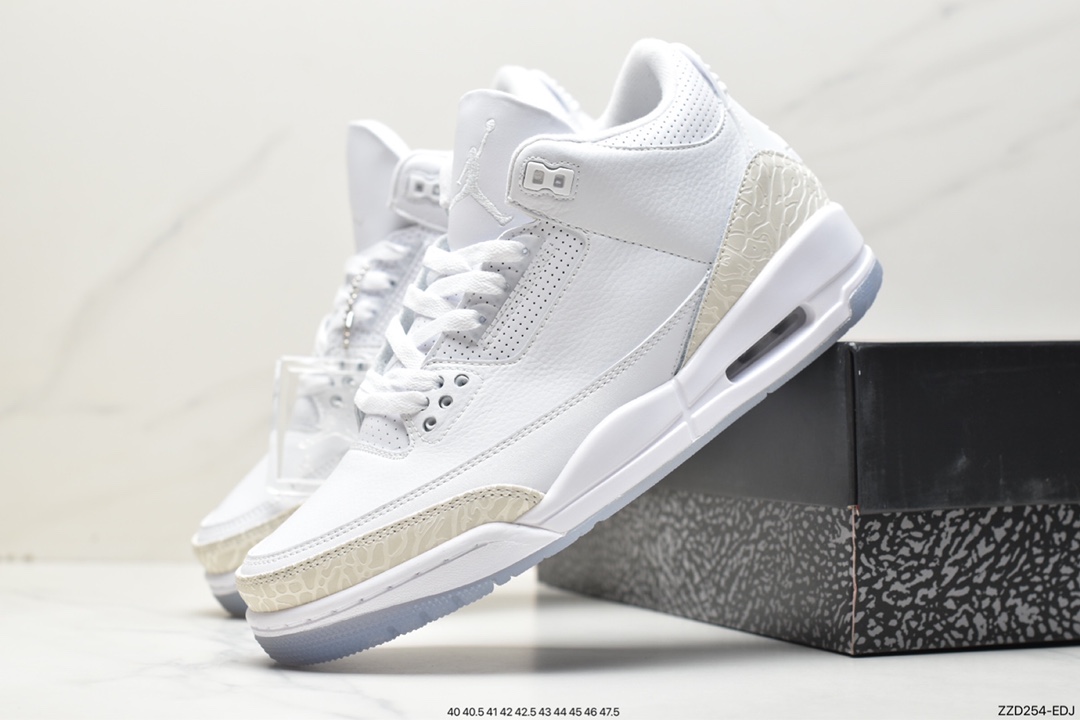250 Air Jordan 3 ” Racer Blue ” AJ3乔3 赛车蓝 白蓝篮球鞋 CT8532-145