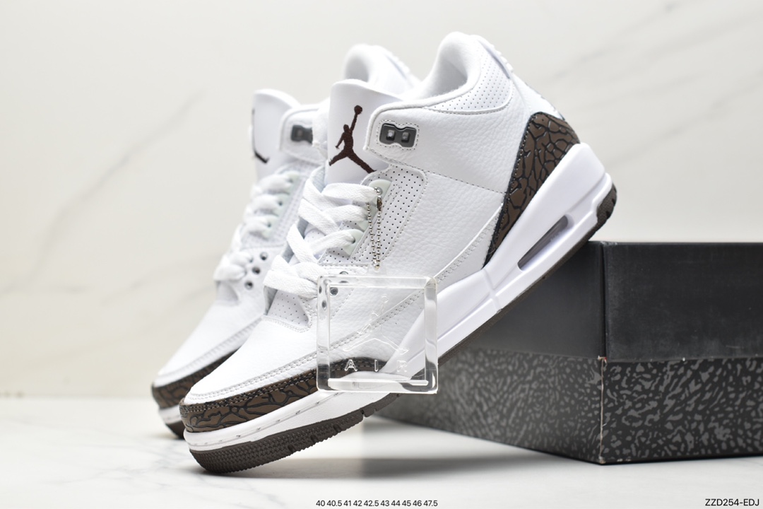 250 Air Jordan 3 ” Racer Blue ” AJ3乔3 赛车蓝 白蓝篮球鞋 CT8532-145