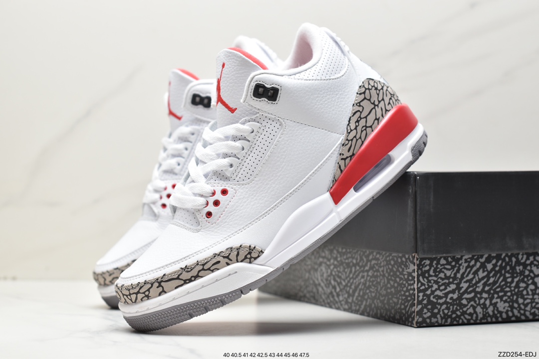 250 Air Jordan 3 ” Racer Blue ” AJ3乔3 赛车蓝 白蓝篮球鞋 CT8532-145