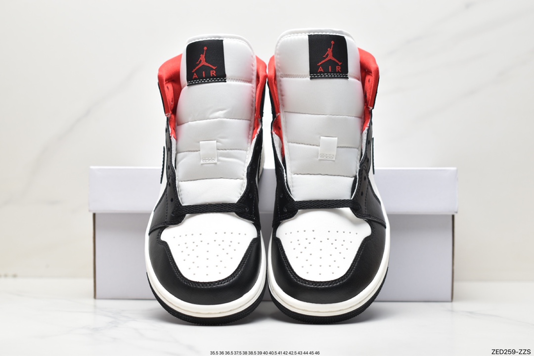 260 Air Jordan 1 Mid 中帮 黑白红 AJ1 乔丹1代 aj1 乔1 中邦 BQ6472-061