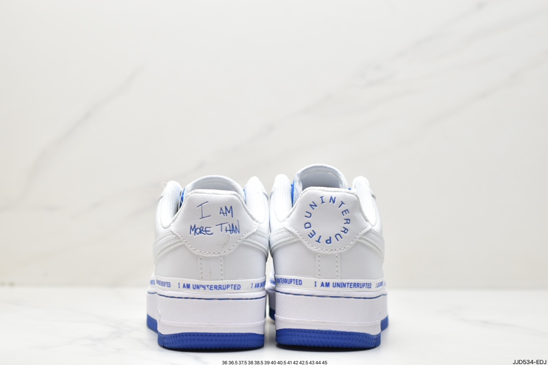 130 Uninterrupted x Air Force 1 ”MORE THAN” 3M反光板鞋CQ0494-100
