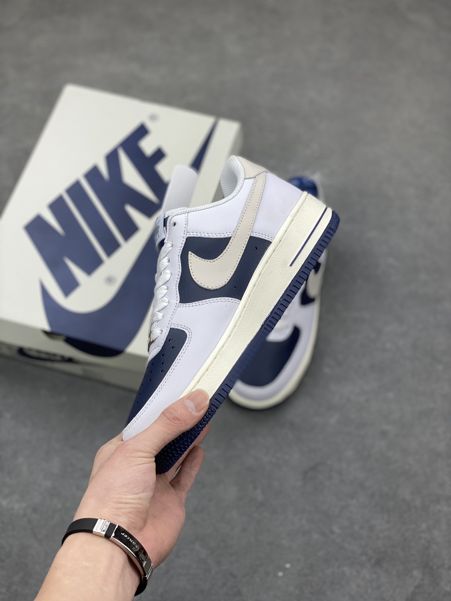Nike Air Force 1 Low '07 'Cream Blue' Casual Sneakers 4 i1677612620 4834 2