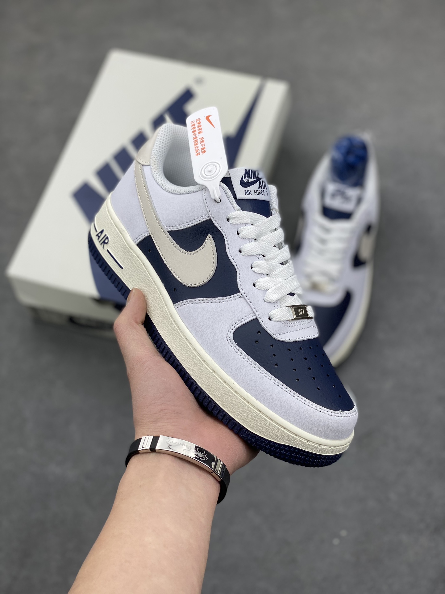 Nike Air Force 1 Low '07 'Cream Blue' Casual Sneakers 2 i1677612620 9806 0