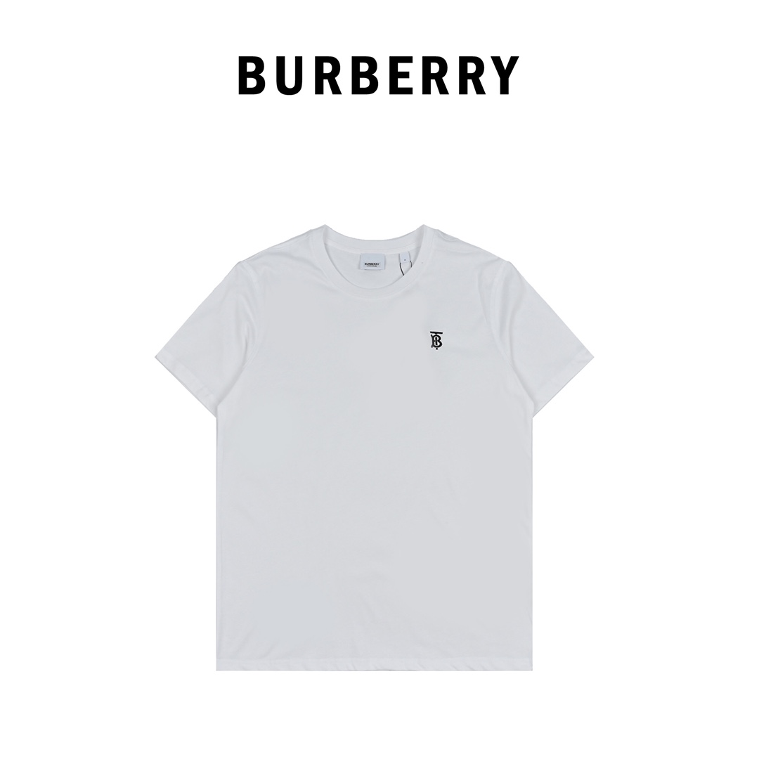 Burberry/巴宝莉 经典TB小标刺绣LOGO短袖