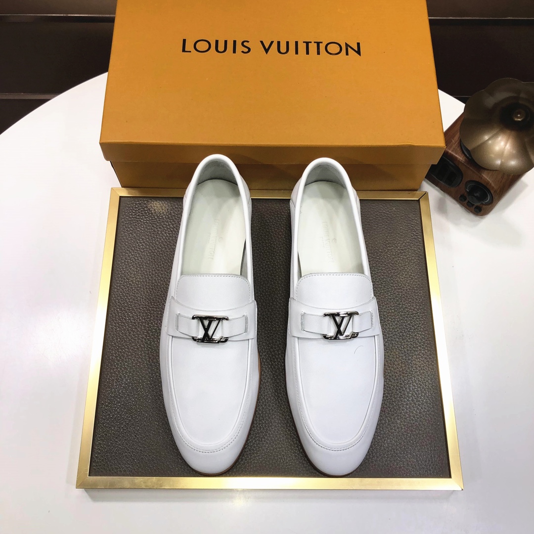 Fábrica [LOUIS VUITTON] (pedido original) nuevo modelo 🍀LV Louis Vuitton * - ¡versión superior de los zapatos de cuero…