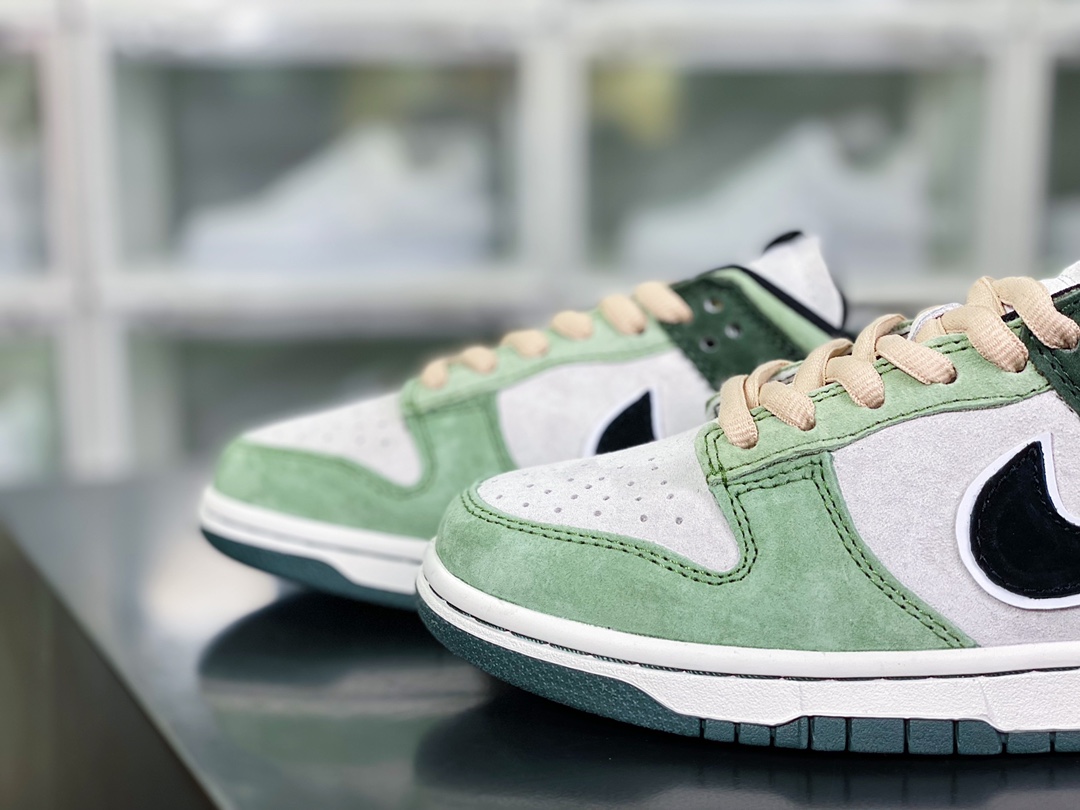 220 Otomo Katsuhiro x 【Nike】 SB Dunk Low”Steamboy OST”扣篮系列低帮板鞋“拼接苹果绿灰黑深绿”LF0068-001