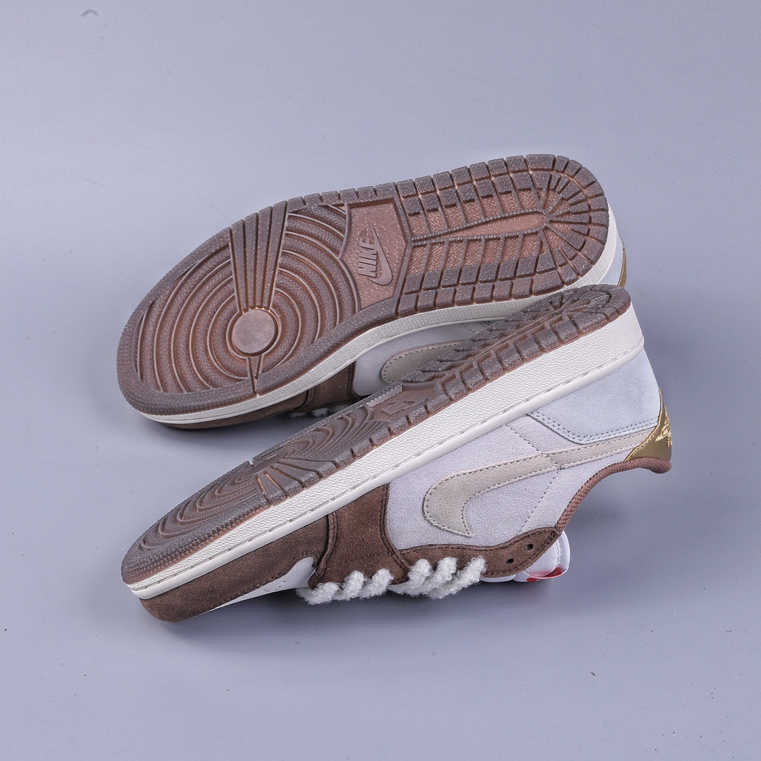 200 Air Jordan 1 Low OG 兔年白棕 官方同步新色 DV1312-200
