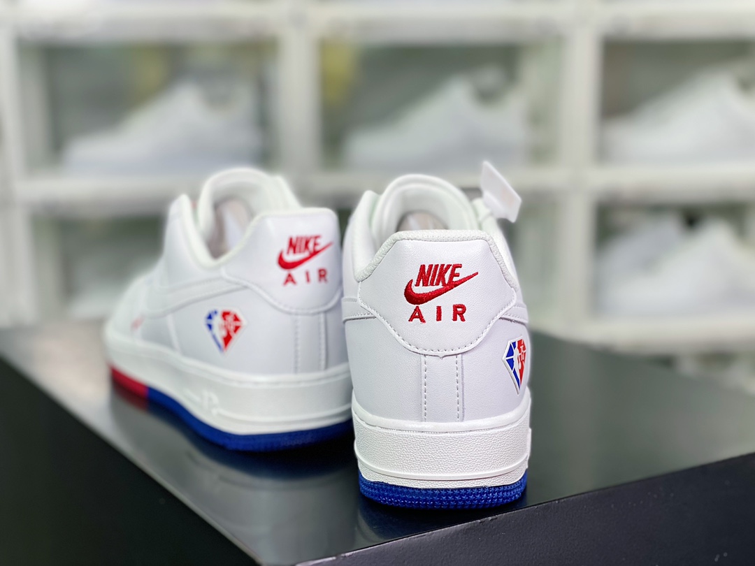 Air Force 1'07 Low QS”White/Deep Blue/Red/Philadelphia 76ers” Air Force 1 sneakers ”White Red Dark Blue Mini Double Hook” NB6578-075