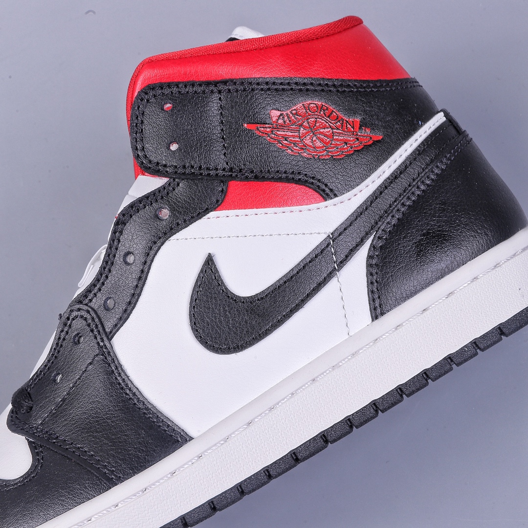 260 DT原厂 AJ1 Mid 中帮 黑白红 Air Jordan 1 Mid 市售最强中帮 DQ6472-061