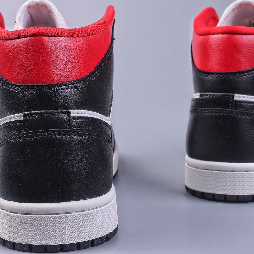 260 DT原厂 AJ1 Mid 中帮 黑白红 Air Jordan 1 Mid 市售最强中帮 DQ6472-061